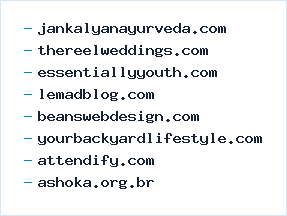 Sample of aged domains currently available for rent